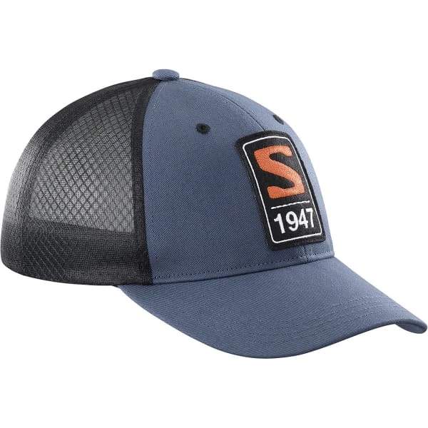 Casquettes SALOMON TRUCKER CURVED CAP DARK DENIM/BLACK 22 Bleu 3 Casquettes SALOMON TRUCKER CURVED CAP DARK DENIM/BLACK 22 Bleu