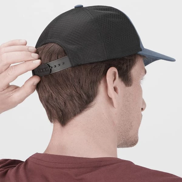 Casquettes SALOMON TRUCKER CURVED CAP DARK DENIM/BLACK 22 Bleu 4 Casquettes SALOMON TRUCKER CURVED CAP DARK DENIM/BLACK 22 Bleu – Image 2