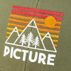 Casquettes PICTURE WAKOPA BB CAP ARMY GREEN 22 Vert / Marron -Bonnets Soldes Boutique 9 103915 sb176 d 04