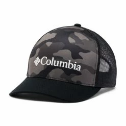 Casquettes COLUMBIA PUNCHBOWL TRUCKER BLACK MOD CAMO 22 Gris / Noir
