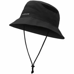 Chapeaux Randonnée TRANGOWORLD KARAKUM DT HAT RAVEN 22 Noir