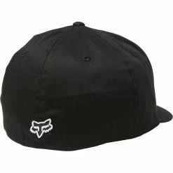 Casquettes FOX FLEX 45 FLEXFIT HAT BLACK/WHITE 23 Noir -Bonnets Soldes Boutique 9 108833 flex 45 flexfit hat black white 58379 018 02