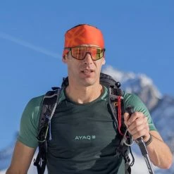 Bandeaux Sport AYAQ SESIA LIGHT HEADBAND ORANGE SUNRISE 22 Orange -Bonnets Soldes Boutique 9 109494 sesia orange sunrise ss hd sn 03