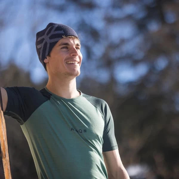 Bandeaux Sport AYAQ UPSALA WARM BEANIE BLUE SLATE 22 Bleu 6 Bandeaux Sport AYAQ UPSALA WARM BEANIE BLUE SLATE 22 Bleu – Image 4