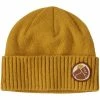 Bonnets Ski PATAGONIA BRODEO BEANIE SLOW GOING PATCH CABIN GOLD 23 Jaune -Bonnets Soldes Boutique 9 110659 brodeo beanie slow going patch cabin gold 29206 slgo 01