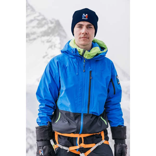 Bonnets Ski MILLET ACTIVE WOOL BEANIE SKY DIVER 23 Bleu 4 Bonnets Ski MILLET ACTIVE WOOL BEANIE SKY DIVER 23 Bleu – Image 2