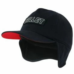 Casquettes MILLET HERITAGE FLEECE FLAP CAP SAPHIR/RED 23 Rouge / Noir
