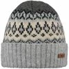 Bonnets Ski BARTS GREGORIS BEANIE HEATHER GREY 23 Gris / Noir -Bonnets Soldes Boutique 9 114019 gregoris beanie heather grey 4880 0021 01