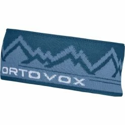 Bandeaux Sport ORTOVOX PEAK HEADBAND PETROL BLUE 23 Bleu