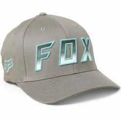 Casquettes FOX FGMNT FLEXFIT HAT PEWTER 23 Gris / Bleu