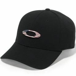 Casquettes OAKLEY TINCAN CAP BLACK/AMERICAN 21 Noir