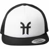 Casquettes FACTION LOGO TRUCKER CAP BLACK 21 Blanc / Noir -Bonnets Soldes Boutique 9 66301 logo trucker cap black fcsg20 lgtc bk 01