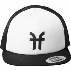 Casquettes FACTION LOGO TRUCKER CAP BLACK 21 Blanc / Noir