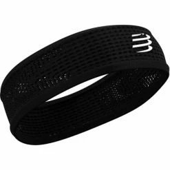 Bandeaux Sport COMPRESSPORT THIN HEADBAND ON/OFF BLACK 22 Noir