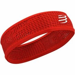 Bandeaux Sport COMPRESSPORT THIN HEADBAND ON/OFF RED 22 Rouge