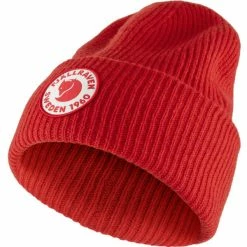 FJALLRAVEN Bonnets Ski FJÄLLRÄVEN 1960 LOGO HAT TRUE RED 23 Rouge