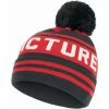 Bonnets Ski PICTURE CASU BEANIE BLACK RED 21 Rouge / Noir -Bonnets Soldes Boutique 9 88020 casu beanie black red b204 b 01