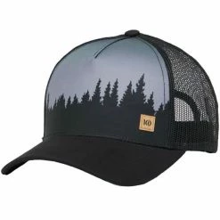 Casquettes TENTREE JUNIPER ALTITUDE HAT METEORITE BLACK JUNIPER 23 Noir