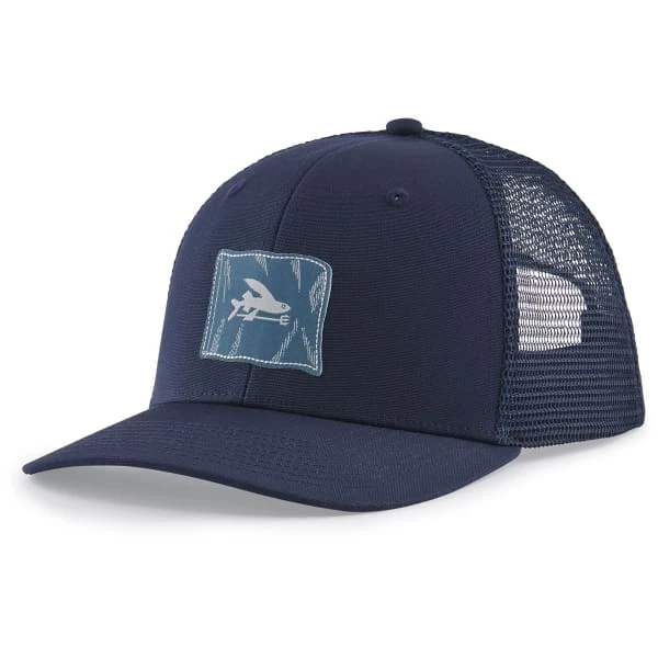 Casquettes PATAGONIA FLY THE FLAG LABEL TRUCKER HAT NEW NAVY 22 Bleu 3 Casquettes PATAGONIA FLY THE FLAG LABEL TRUCKER HAT NEW NAVY 22 Bleu