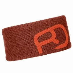 Bandeaux Sport ORTOVOX ROCK 'N' WOOL HEADBAND CLAY ORANGE 23 Marron