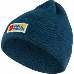 FJALLRAVEN Bonnets Ski FJÄLLRÄVEN VARDAG CLASSIC BEANIE STORM 23 Bleu