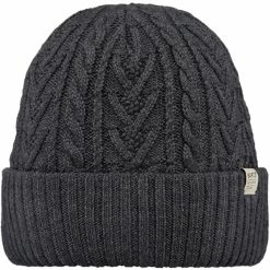 Bonnets Ski BARTS PACIFICK BEANIE DARK HEATHER 23 Gris