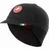 Casquettes Vélo CASTELLI DIFESA THERMAL CAP BLACK RED 21 Noir -Bonnets Soldes Boutique 9 98389 difesa thermal cap black red 4518534 010 01